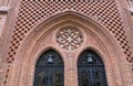 Decorated entrance of an old church