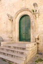 Entrance. church of Saint Giacomo. Trani. Apulia. Italy