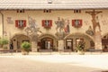 Decorated facade. Berchtesgaden.Germany