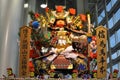 A decorated float in Hakata Gion Yamasaka festival Royalty Free Stock Photo