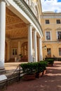 Decorated gallery of Gonzago, architectural and frescos ensemble of the Pavlovsk Palace in Russia