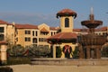 Decorated gated entrance