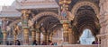 Decorated Hindu temple archways