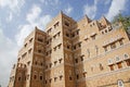 Decorated house, palace, Sana'a, Yemen Royalty Free Stock Photo