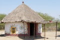 Decorated hut, India, Gujarat