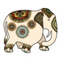 Decorated Indian Elephant Royalty Free Stock Photo