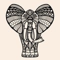 Decorated Indian Elephant Royalty Free Stock Photo