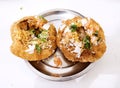 Decorated kachori indian snacks