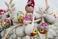 Decorated maracas Souvenirs from CUBA made from gourds for sale on a stall at the Street Matket - Cienfuegos - CUBA Royalty Free Stock Photo