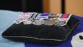 Decorated military medals for war hero and soldiers