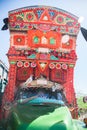 A decorated Pakistani truck