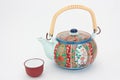 Decorated Porcelain Teapot Royalty Free Stock Photo