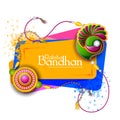 Decorated rakhi for Indian festival Raksha Bandhan