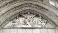 Decorated Sculpture on Plymouth Guildhall Building