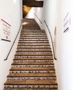 Decorated stairs at the bull fight ring, Ronda, Spain