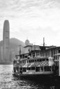 Star Star Ferry waiting in the Victoria Harbour in Hong Kong Royalty Free Stock Photo