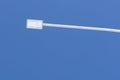 A decorated street lamp blue sky in the background Royalty Free Stock Photo