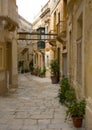 Streets Of Vittoriosa, Malta Royalty Free Stock Photo