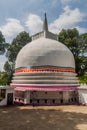 Decorated stupa at Aluvihare Rock Temple, Sri Lan Royalty Free Stock Photo