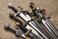 Decorated swords Royalty Free Stock Photo