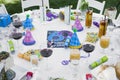 Decorated Table For Birthday Royalty Free Stock Photo