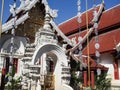 Decorated Temple in Chiang Mai Thailand