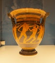 Decorated vase from ancient Greece