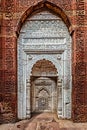 Decorated wall in Qutub complex. Delhi, India Royalty Free Stock Photo
