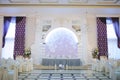 Decorated Wedding Hall Royalty Free Stock Photo