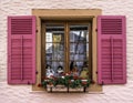 Decorated window Alsace