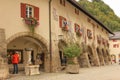 Decorated windows. Berchtesgaden.Germany