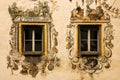 Decorated windows. Berchtesgaden.Germany