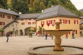 Decorated windows. Berchtesgaden.Germany