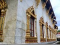 Decorated Windows in Wat Rakangkositaram, Bangkok