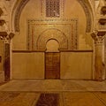 Decorated door in the  Mosque Cathedral of  Cordoba Royalty Free Stock Photo