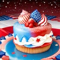 Decorating cookies in red, white, and blue is a fantastic way to celebrate