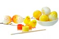 Decorating Easter eggs Royalty Free Stock Photo