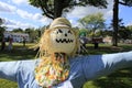 Friendly scarecrow halloween fall decorations