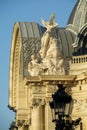 Decorating statues on the roof Royalty Free Stock Photo