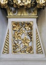 Decoration on the altar of the Holy Cross in Zagreb cathedral
