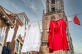 Sinterklaas clothes hanging to dry