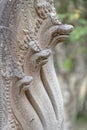 Decoration in Beng Mealea temple Royalty Free Stock Photo