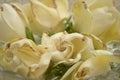 Decoration bouquet of yellow roses