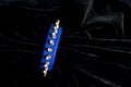 Decoration bracelet jewelry plastic blue gold