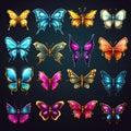 decoration butterfly spring ai generated