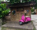 Decoration of Chocolate Monggo Entrance at Yogyakarta, Indonesia Royalty Free Stock Photo