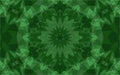 emerald polygonal ornament