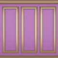 Decoration classic pink wall Royalty Free Stock Photo