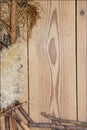 Decoration composition on wooden background boards lined made o Royalty Free Stock Photo