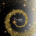 Decoration confetti element for design. Royalty Free Stock Photo